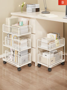 WUBUWEI | Mobile Multi-level Storage Shelf Bookshelf