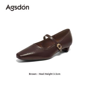 Agsdon | Retro French Soft Sole Commuter Womens Mary Jane Shoes Summer