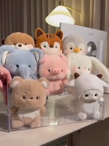 นอร์แมน ช้างตุ๊กตาตุ๊กตาการ์ตูนน่ารักหมีน้อยของเล่นตุ๊กตาตกแต่งเดสก์ท็อปกระต่ายสีขาวนุ่มสัตว์เลี้ยงสัตว์กระรอกตุ๊กตาชายหญิง