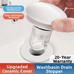 Anti-odor Press-type Drain Accessory