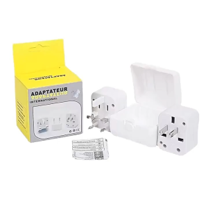 Bộ Chuyển Đổi Ổ Cắm Du Lịch- Adapter Du Lịch Quốc Tế 3 Chân – Ổ Cắm Chuyển Đổi Chuẩn Quốc Tế Mini- Ổ Cắm Đa Chuẩn Du Lịch – Gọn Nhẹ Tiện Lợi- Bộ Chuyển Phích Cắm Đa Năng Du Lịch Toàn Cầu