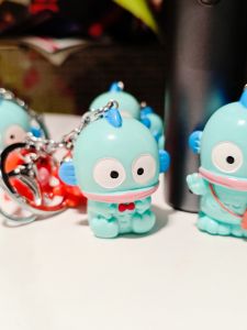 Adorable Han Dun Keychain Japanese Style Ugly Fish Cartoon Pendant Bag Decor Couple Gift Resin Material Creative Festival Supplies