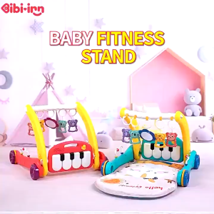 ~Ship From KL~ 2in1 playgym Baby Kick Play Musical Playmat Newborn 2in1walker baby walker Tikar Bayi baby Playgym Piano