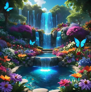 BILIBILI | Jigsaw Puzzle for Adults 500/1024PCS Waterfall Scenery DIY Craft Home Wall Decoration Gift Idea