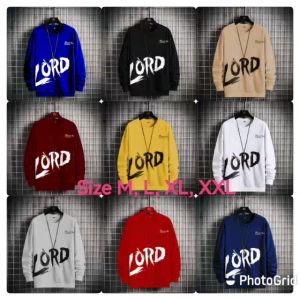 Bisa COD Sweater Keren Kaos Pria Distro Crewneck Cowo Trendy Target Boys Lord Sweatshirt Elegan Kece