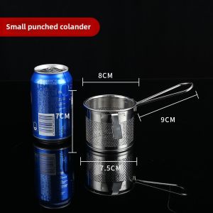 Large Square Stainless Steel 304 Pig Brain Filter Spoon Hot Pot Cooking Utensil Hook Included Meat And Fan Stew Tool