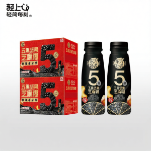 LIGHT UPPER | Black Sesame Nutritional Drink High in Fiber 5 Grains Suitable for Breakfast