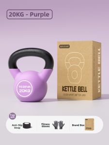 TEZEWA | Solid Cast Iron Kettlebell 6kg
