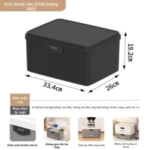 MEISITEKEKE | Multifunctional Partitioned Document Storage Box