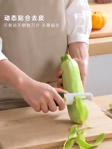 2-in-1 Fruit Peeler Knife 2 in 1 Kitchen Knife Fruit Peeling Stainless Steel Peeler Pengupas Kulit Buah-Buahan 二合一削皮水果刀