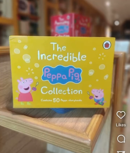 [SG STOCK] The Incredible Peppa Pig Book Set Collection (Yellow) 50 Book Children English Books Early Learning Birthday Present Christmas Gift