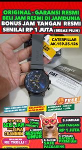 JAM CATERPILLAR ORIGINAL CATERPILLAR CAT AK.159.25.126 - MEN LA - RESIN - ABU ABU - JAMDUNIA / JAM DUNIA JD18 # JAM TANGAN PRIA JAM PRIA JAM TANGAN ANTI AIR $ JAM TANGAN CATERPILLAR ORIGINAL AK 159 25 126 CATERPILLAR AK.159 CATERPILAR AK159 S003