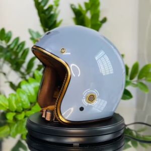 Mũ bảo hiểm 3/4 RONA R8 ximang bóng nón xe máy chính hãng phù hợp cho nam và nữ freesize - Rona Helmet
