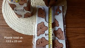 HX191 [10 pcs] 13.5x23 / 18x30 cm Plastik Kuping Kelinci Souvenir Hadiah Snack Kue Permen Goodie Bag Bingkisan Ulang Tahun HX170