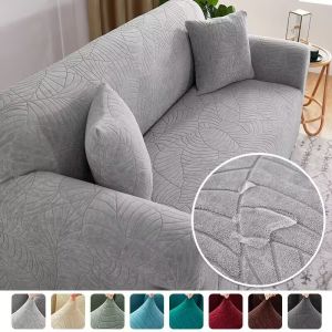 Áo Phủ Ghế Sofa Thun Jacquard Dày Dặn Cho Phòng Khách - Chống Thấm Nước Phù Hợp Với Ghế Sofa 1/2/3/4 Chỗ Ngồi Ghế Sofa Góc Chữ L Màu Xám/be/xanh Dương
