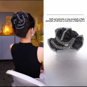 Elegant Hepburn Style Hair Claw Clip Luxury Versatile Shark Tail Hair Clip Fashionable Adult Hair Accessories Summer 2025