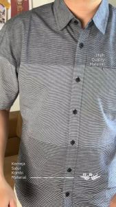 RBJ Kemeja Salur Kombi Regular Fit Pria