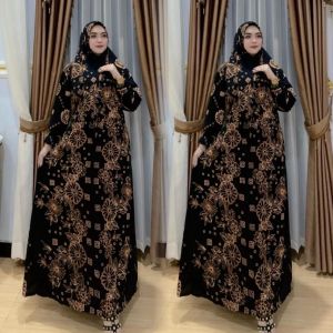 Daster set hijab seterjoan motiv terbaru