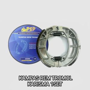 Kampas Rem Tromol Karisma - Kanvas Kanvas Brake Shoe Breakshoe Rem Rim Tromol Belakang Honda Kirana Supra Fit New Fit X Supra X 125