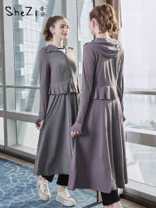 Luxury plus Size Womens Summer New Ice Silk UV Protection Outerwear Long Sun Protection Clothes for Plump Sisters