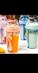 [ ANAK DUET ]BOTOL MINUM DUET ANAK 420 ML / BOTOL DUA SISI / BOTOL MINUM ANAK