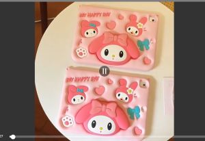 เคสสำหรับไอแพดแอร์แอร์แอร์มินิ1 2 3 4 5 6 10th 10.9 Pro 11 Air 11 2024การ์ตูน My Melody Cinnamoroll เคสหุ้มป้องกันแท็บเล็ตซิลิโคน