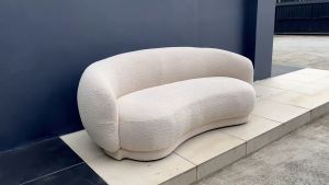 Serene Sofa / Luxe Curve Sofa / Modern 3 Seater Sofa - FRM6289C