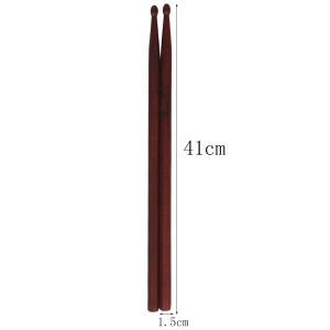 IRIN | 1 Đôi Dùi Trống Gỗ Mahogany Chuyên Nghiệp Phụ Kiện Nhạc Cụ Gõ Trống Gỗ Đỏ Vồ Trống Hiệu Suất Thực Tế Thiết Bị
