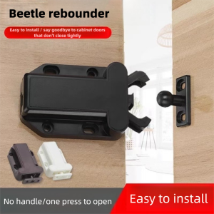 Push To Open Cabinet CatchNon-Magnetic Touch LatchesDoor Stop Rebound self-Locking Device for Cupboard Drawer Wardrobe