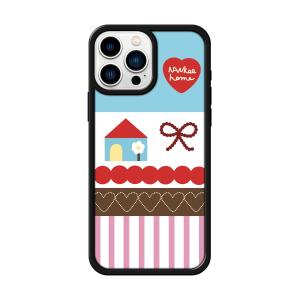 Minimalist Korean Style Acrylic Phone Case with Magnetic Absorption Striped Design for  16Promax Smooth Surface Protection