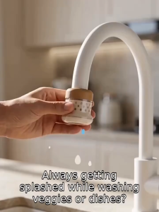 Splash-Proof Purifier – Water Softener with Detachable Leak-Proof Support and Durable Filter