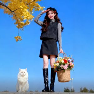 CHANGTONG | Cute Korean Style Petite Set 3 Pieces