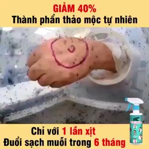Chai Xịt Đuổi Muỗi Côn Trùng Vim Nano 500ml Mùi Hương Dễ Chịu Xuất Xứ Thảo Mộc - Xua Đuổi Muỗi Gián Côn Trùng