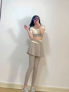 JF Fashion Sportswear Yoga Pants Gym Leggings Fitness Yoga Pants With Skirts Tights High Waist Yoga Leggings # 217