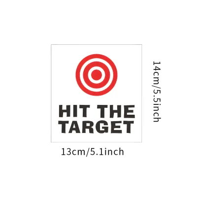 Toilet Sticker Potty Training Targets Removable Bullseye Target Aiming Decal Wall Vinyl Posters for Home Bathroom Decorationv