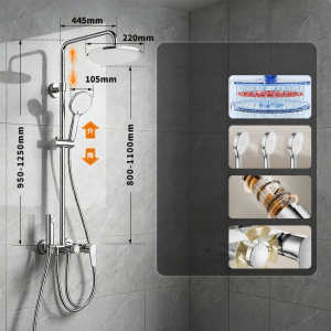 JOMOO | Pressure Boosting Self-cleaning Shower Kit