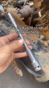 Đầu tuýp đầu khẩu dài 1/2 inch dài 200mm Hotssman 8mm 10mm