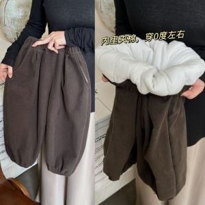 Loose Cotton Lantern Pants for Children Spring Autumn New Style Forest System Boys Girls Long Trousers Comfortable Cotton