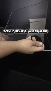 Rehal AlQuran Acrylic fit A4 & A5 size prayer book stand