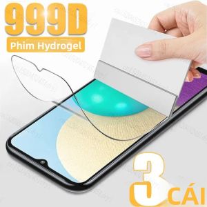 3 Miếng Phim Bảo Vệ Màn Hình Hydrogel Full Cover Cho Samsung Galaxy A6s A06 F06 A16 C55 F55 M35 M05 F05 5G HD Trong Suốt