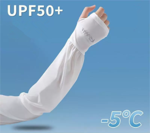 Ladies Female Fashion Summer Thin UV Protection Ice Silk Arm Sleeves Loose Driving Sun Protection for Women