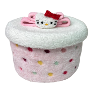 Handwoven KT Cat Storage Basket Box Multi-dopamine Living Room Desktop Cotton Fabric Storage Organizer for Home Organization