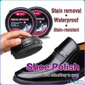 Need. Double-sided Sponge Leather Shoe Polish Brush Tool Colorless Shoes Wax for All Color Shoes 39g