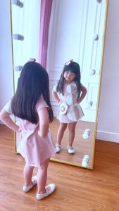 Two Mix Baju Anak REYNA di sinetron Ikatan Cinta Kaos Scuba GRATIS TAS LUCU 4081