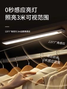 Long-Lasting Standby High Capacity Human Body Induction LED Night Light Type-C Rechargeable Magnetic Attraction for Cabinets Shoes Clothes