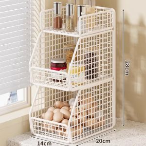 WUBUWEI | Kitchen Fruit and Vegetable Organizer Storage Basket Multilayer