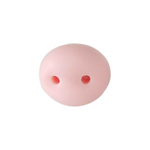 Cute Cartoon Pig Nose Button High-Grade Pink Kids Baby Shirt Clothes Sweater Cardigan Decorative Buttons