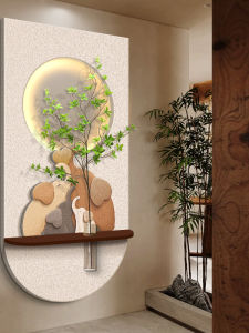 MUWU | Modern Simple Entryway Decorative Painting 3D Wall Light Painting