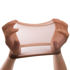 หมวกผ้าตาข่ายทรงบล็อกสีดำ ยางยืดสูง ไร้รอยต่อ ระบายอากาศได้ดี หมวกผ้าตาข่ายผ้าลูกไม้สำหรับใส่ผม เครื่องประดับแฟชั่น