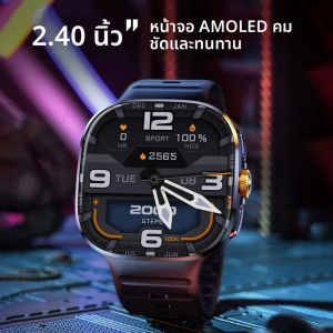 สมาร์ทวอทช์รุ่น Original M99 หน้าจอ AMOLED ขนาด 2.4 นิ้ว รองรับซิมการ์ด 4G/5G พร้อม GPS และ WiFi 190 ° นาฬิกาเกมมิ่งระบบแอนดรอยด์ 10.0 พร้อมกล้องหมุนได้